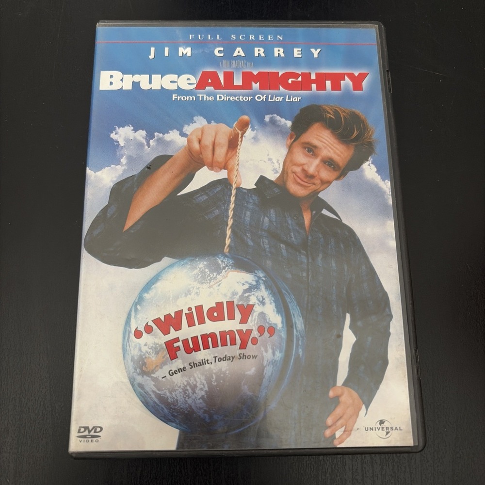Bruce Almighty DVD 2003 Full Frame Jim Carrey Comedy Movie